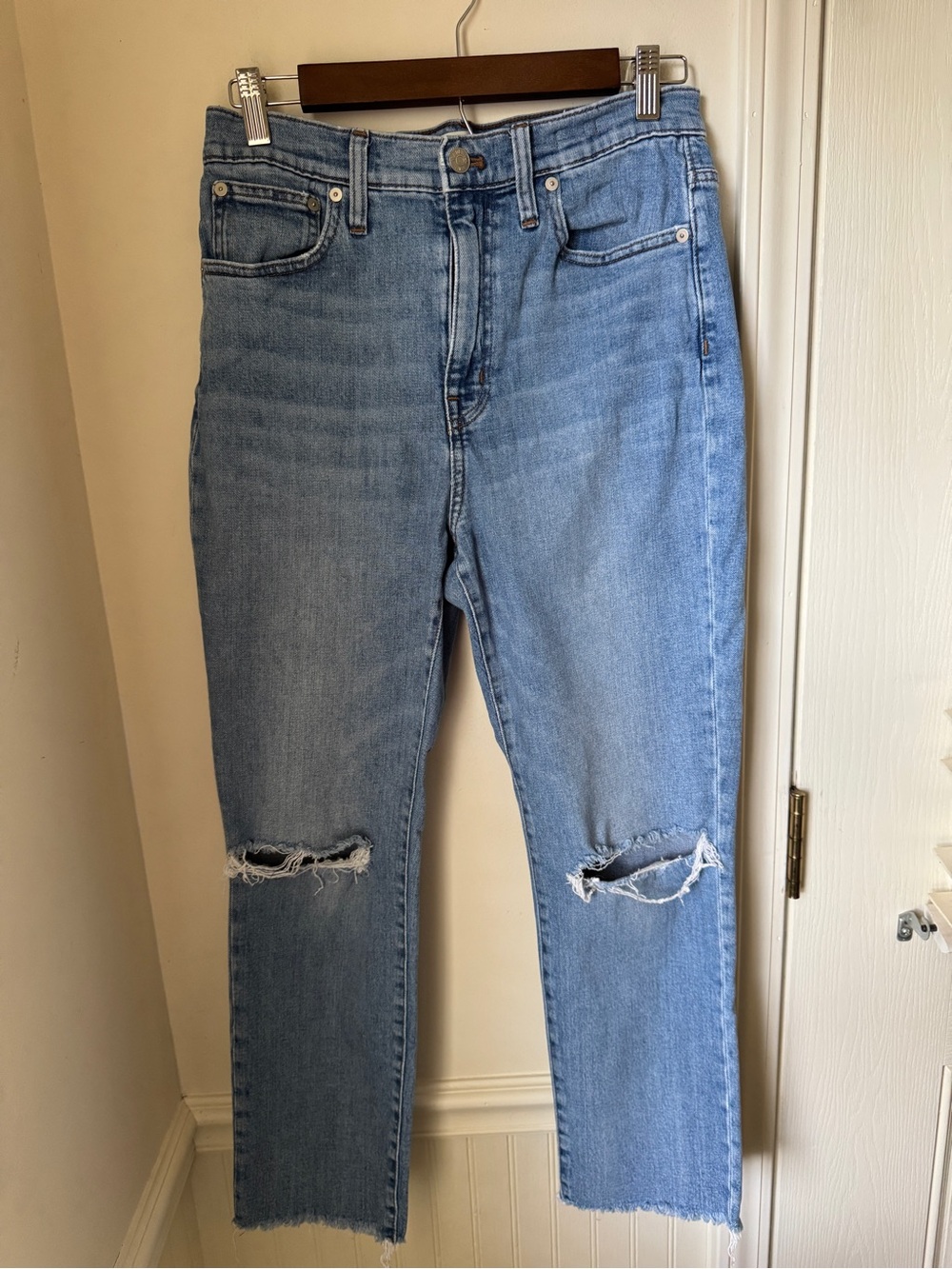 Madewell High Rise Slim Crop BoyJean Size 27